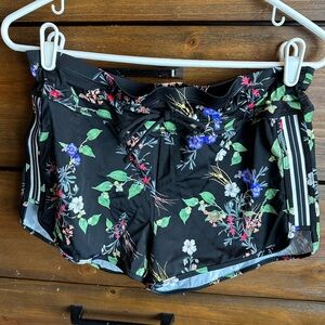 Athleta Black Floral Women's Swim Shorts
